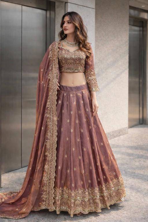 NEW Launching Designer SSC 703 Silk Cream Indian lehenga choli in Hyderabad